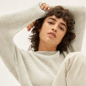Everlane Oversized Crew Alpaca Sweater